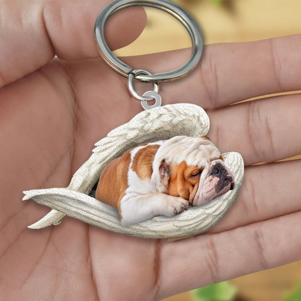 Creative Fashion Cute Dog-shaped Acrylic Keychain