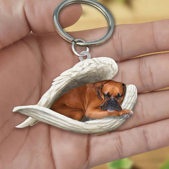 Creative Fashion Cute Dog-shaped Acrylic Keychain