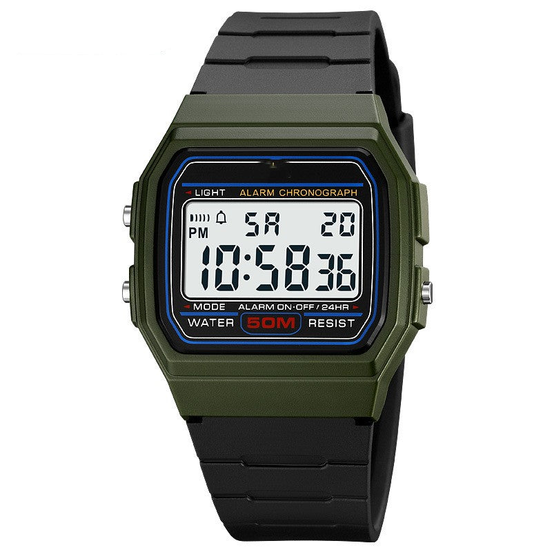 Multifunctional Waterproof Fashion Sports Electronic Watch