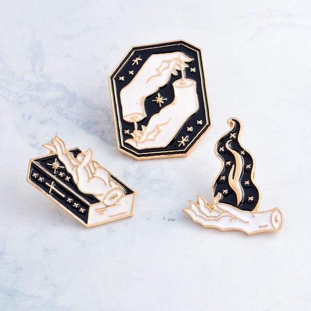 Bold Punk Metal Brooches