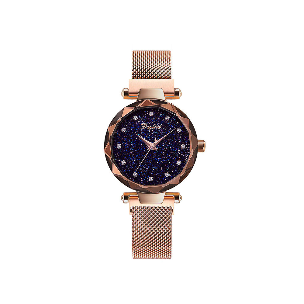 Starry Sky Lady Trendy Waterproof Magnet Quartz Watch