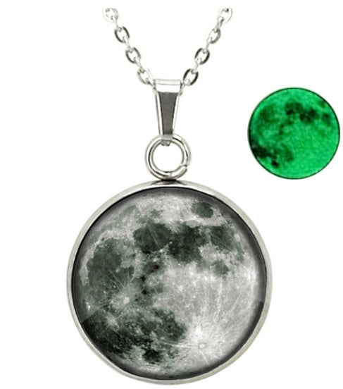 Glow Moon Necklace For Women Jewelry