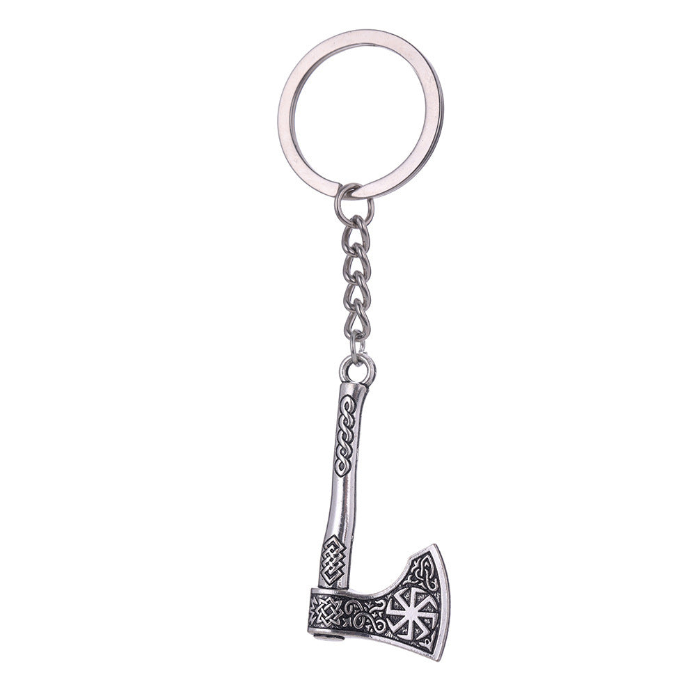 America Southeast Asia Car Keychain Odin Axe