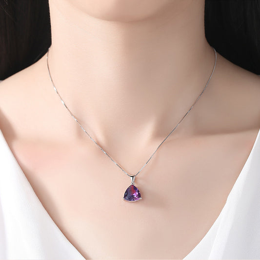 Elegant 925 Sterling Silver Pendant Necklace