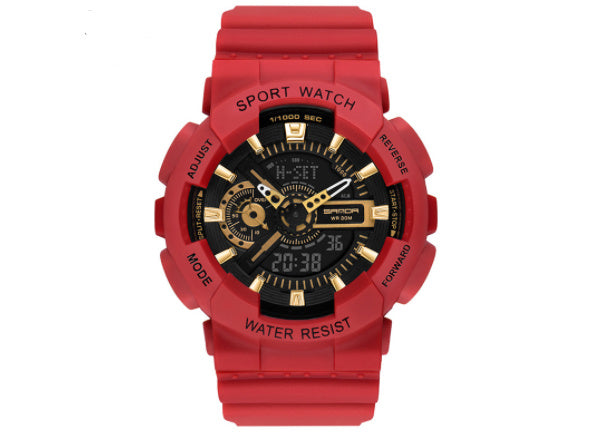 Fashion sports waterproof men's electronic watch