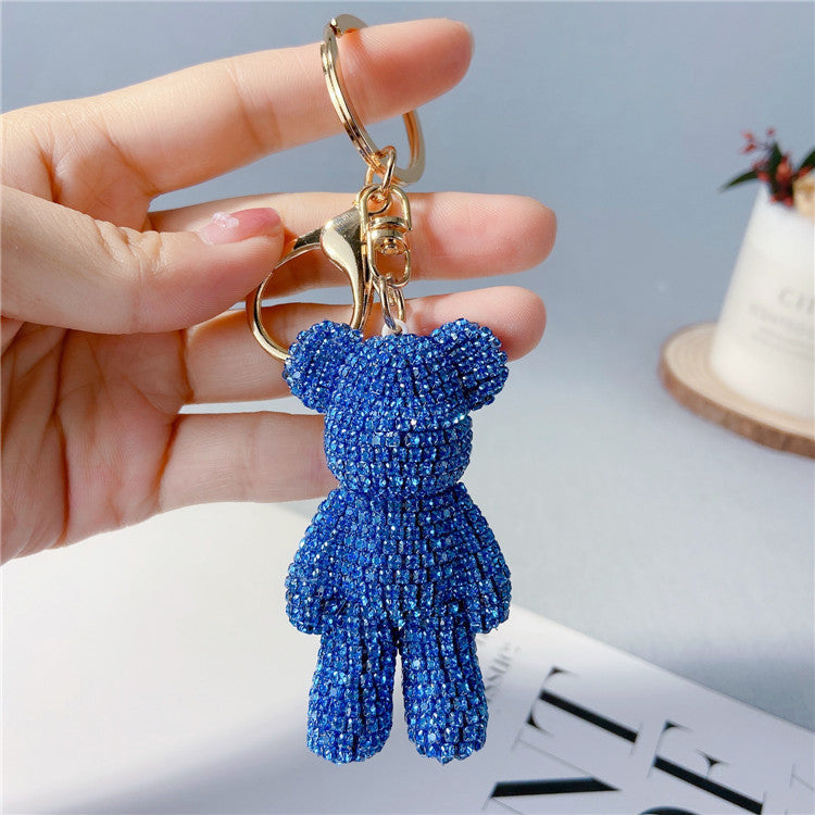 Creative Diamond Cartoon Bear Keychain