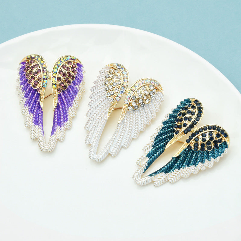 Angel Wings Brooch Corsage Clothing Accessories