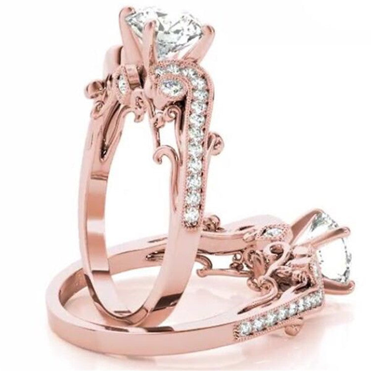 European and American fashion Princess Princess engagement ring