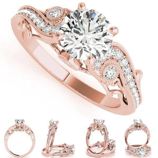 European and American fashion Princess Princess engagement ring
