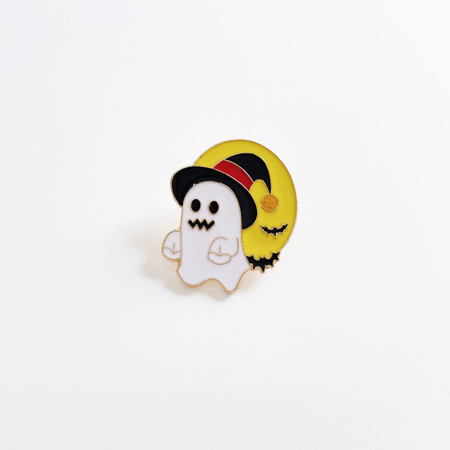 Halloween Cartoon Funny Ghost Pumpkin Metal Cute Skull Brooch