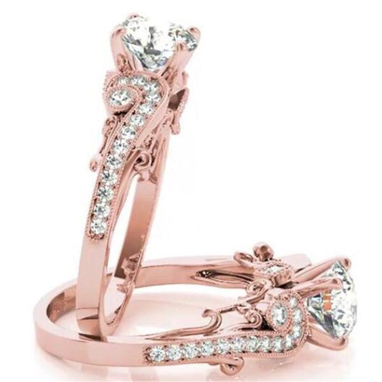 European and American fashion Princess Princess engagement ring