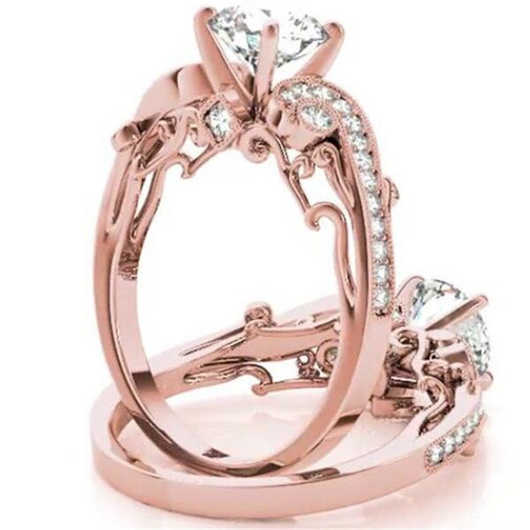 European and American fashion Princess Princess engagement ring