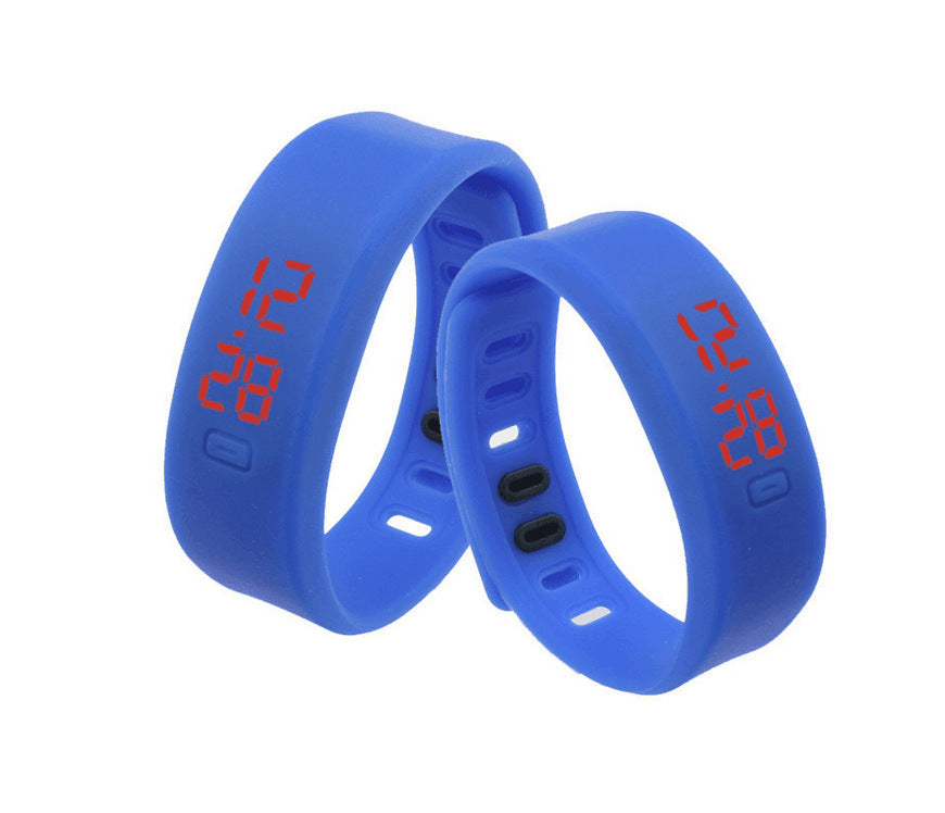 Fashion red light LED bracelet silicone wrist