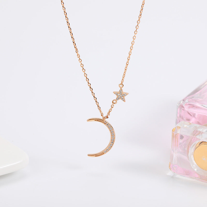 Moon star sweater chain