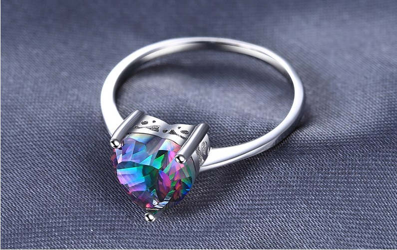 Heart-shaped ring