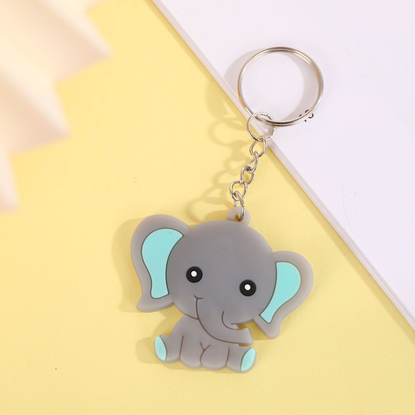 New PVC Soft Rubber Small Gift Cartoon Animal Keychain