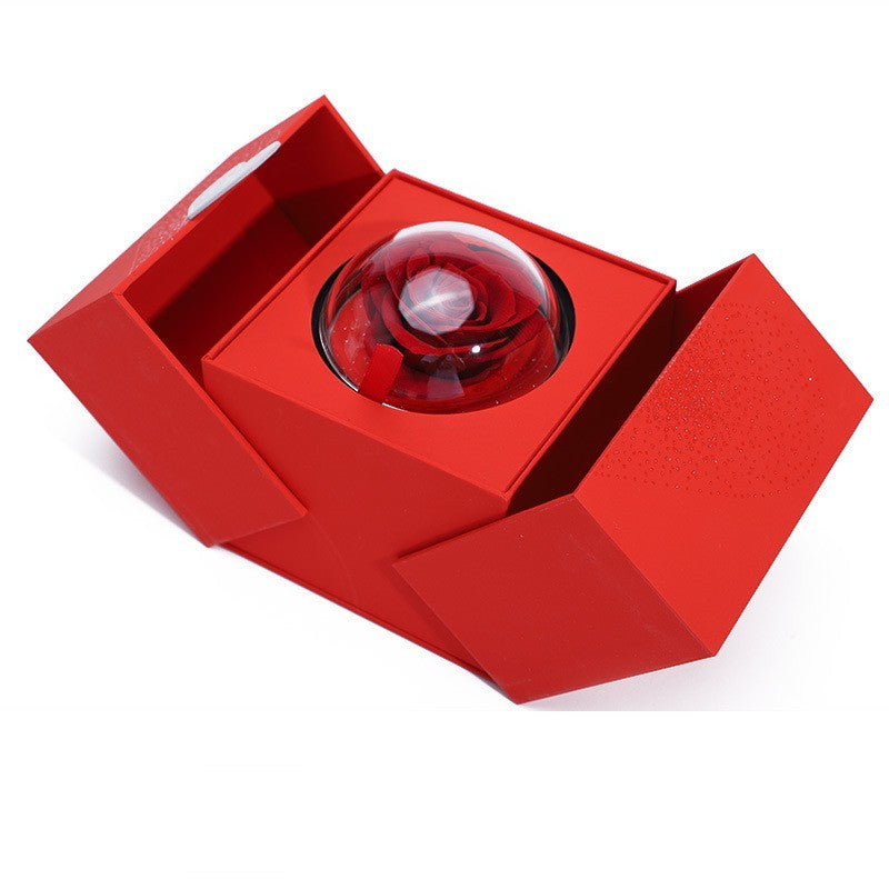 Creative Eternal Rose and Jewelry Gift Box