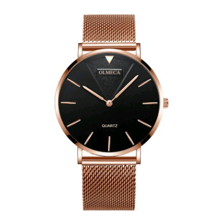 Simple fashion ladies watch waterproof mesh with quartz watch custom watch female