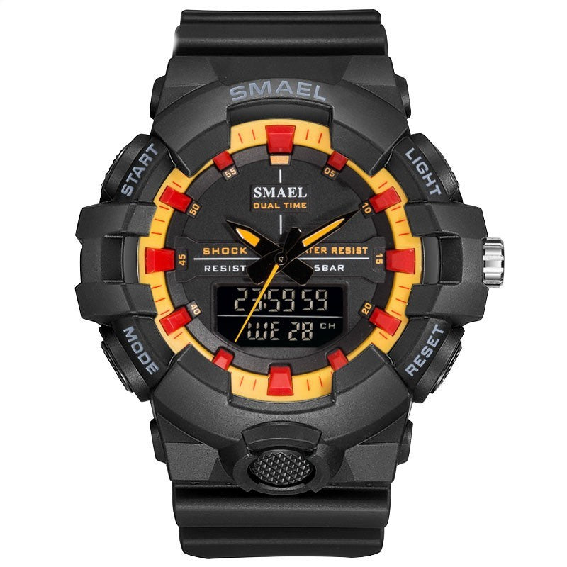 Sports Dual Display Men's Calendar Watch