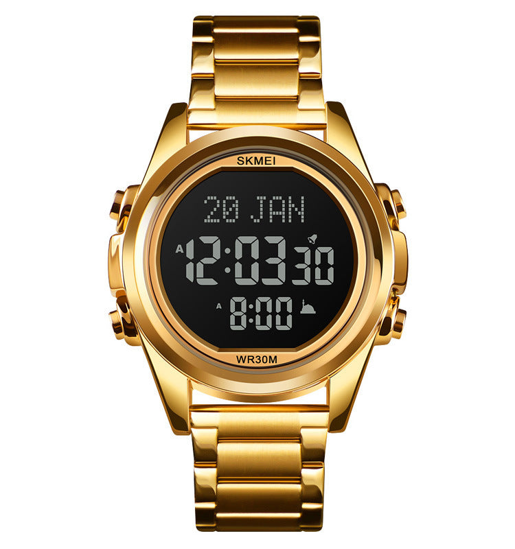 Men's Electronic Watch Fashion Arab Steel Timepiece