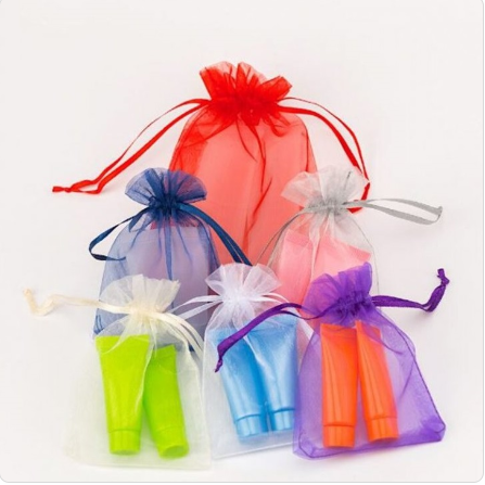 Organza Pearl Yarn Packing Bag Gift Bag Candy Lucky Egg Bag Drawstring Jewelry Bag Multi-purpose