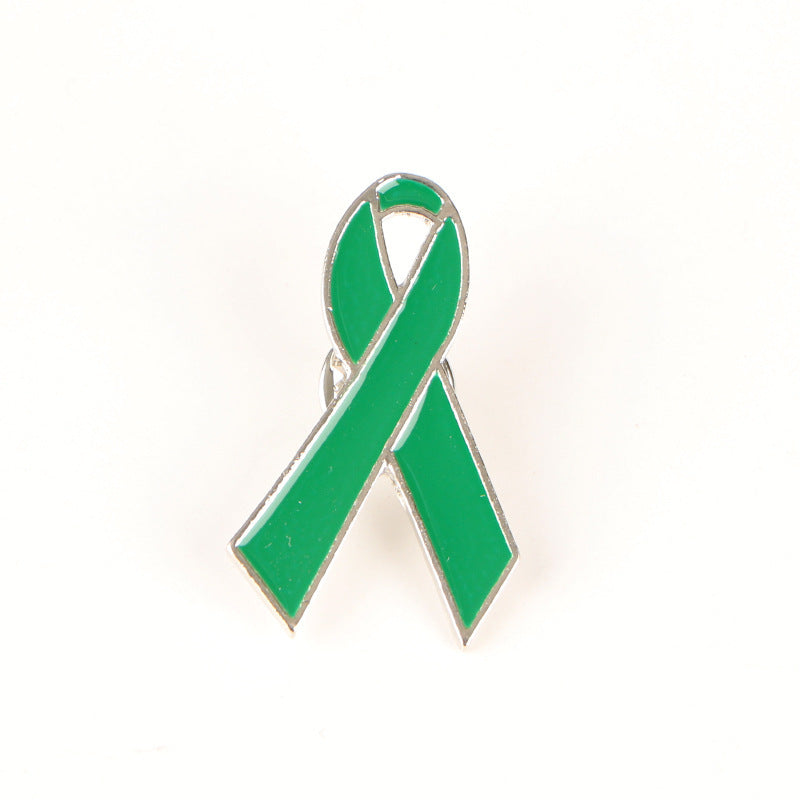 Fashion Personality Green Ribbon Brooch