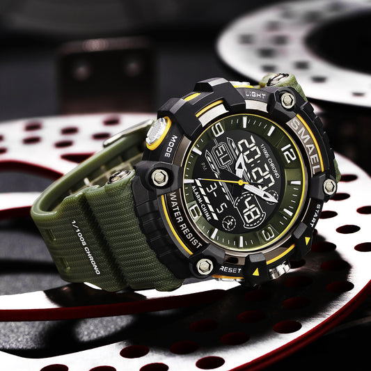 Sporty Luminous Waterproof Alarm Watch