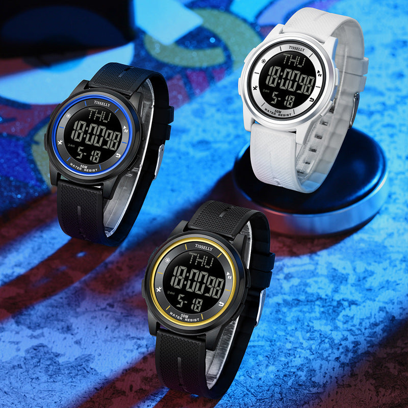 Simple Luminous Waterproof Multifunctional Electronic Watch