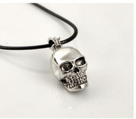 Titanium Steel Cool Skull Necklace