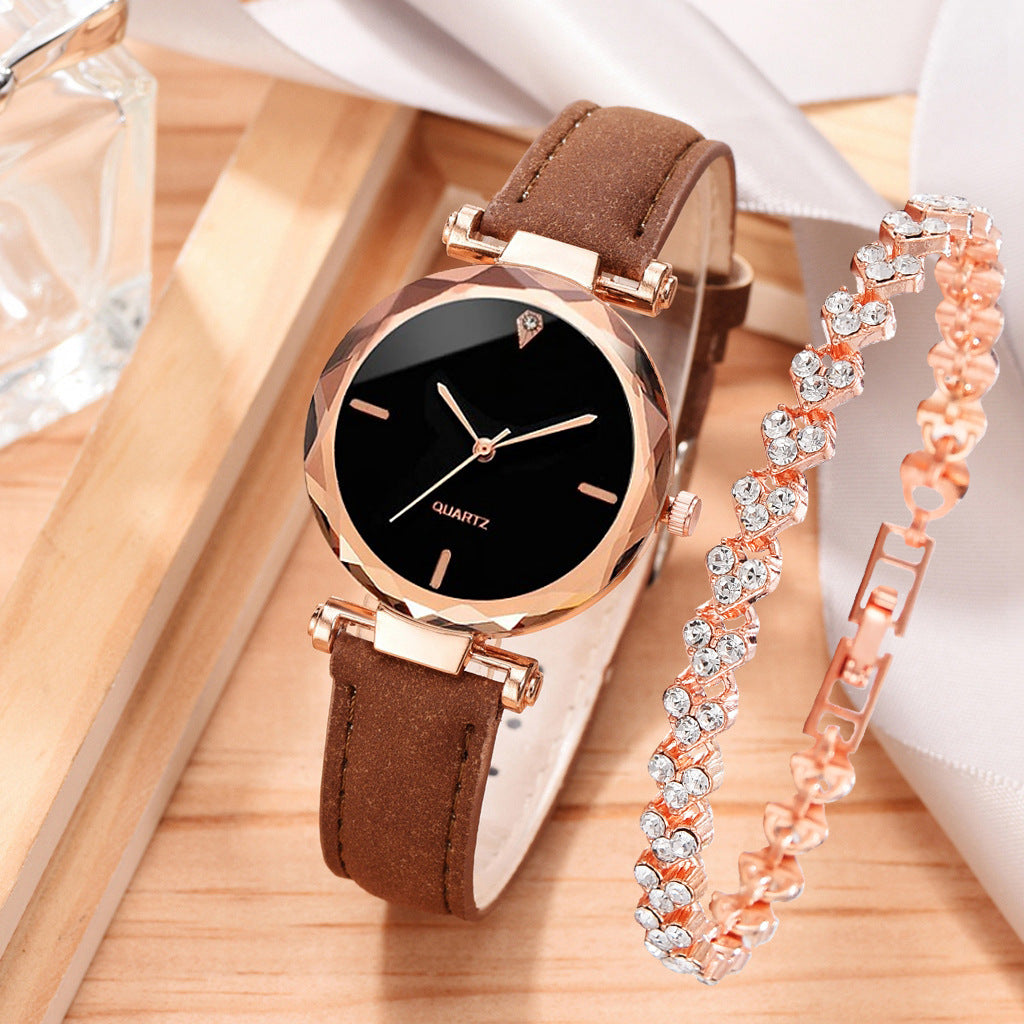 Minimalist Quartz Watch & Bracelet Duo