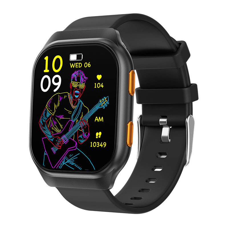 Advanced Health & Communication Smartwatch: Full Touch & Extended Battery