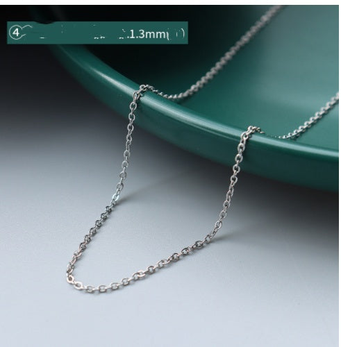 Cross Chain Gypsophila Snake Bone Chain Twist Chain Box Chain