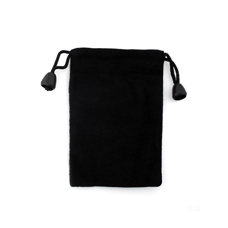 1pc Black Color Velvet Bag Jewelry Packing Velvet Drawstring