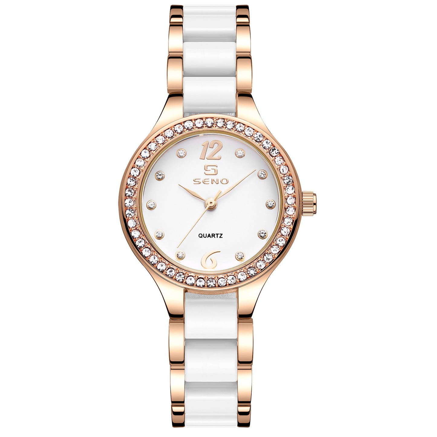 Ceramic Ladies Waterproof Bracelet Watch