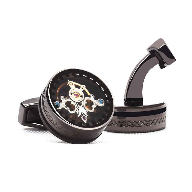 Tourbillon Light Luxury Business French Style Cufflinks