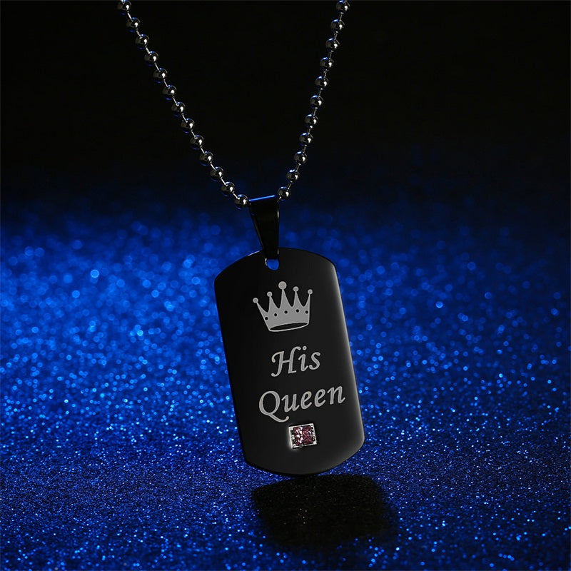 Her King & His Queen Couple Necklaces