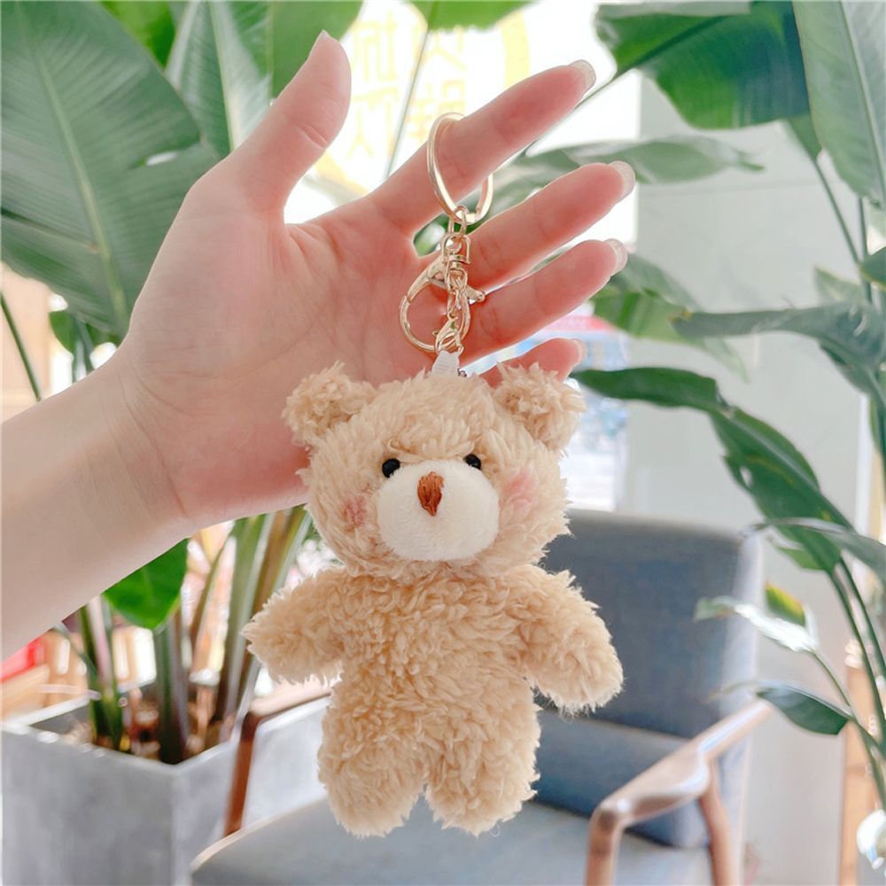 Cute Bear Rabbit Modeling Plush Doll Keychain