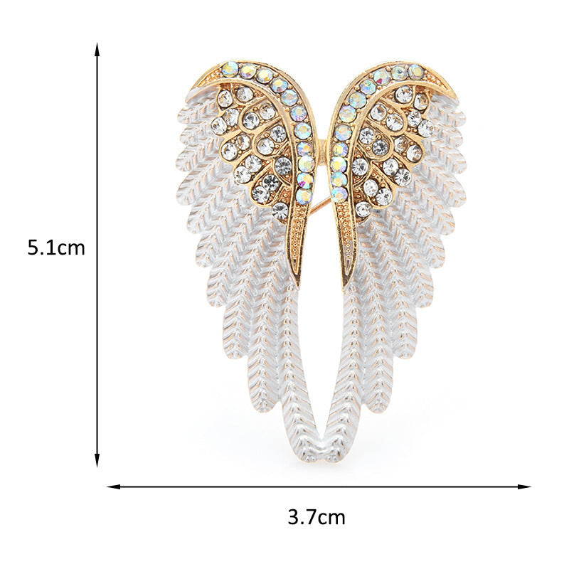 Angel Wings Brooch Corsage Clothing Accessories