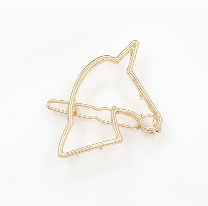 Hairpins Triangle Moon Hair Pin Jewelry