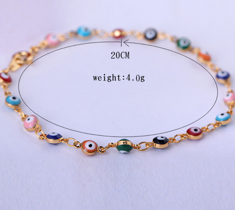 Retro eyes eyeball infinity bracelet