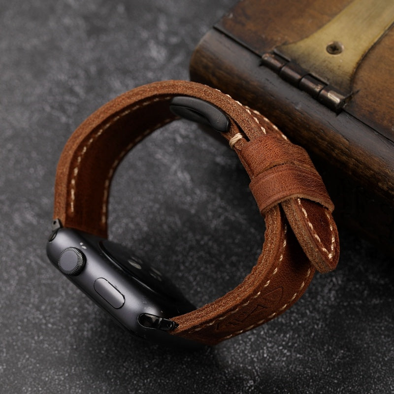 Straight Interface Handmade Vintage Leather Strap