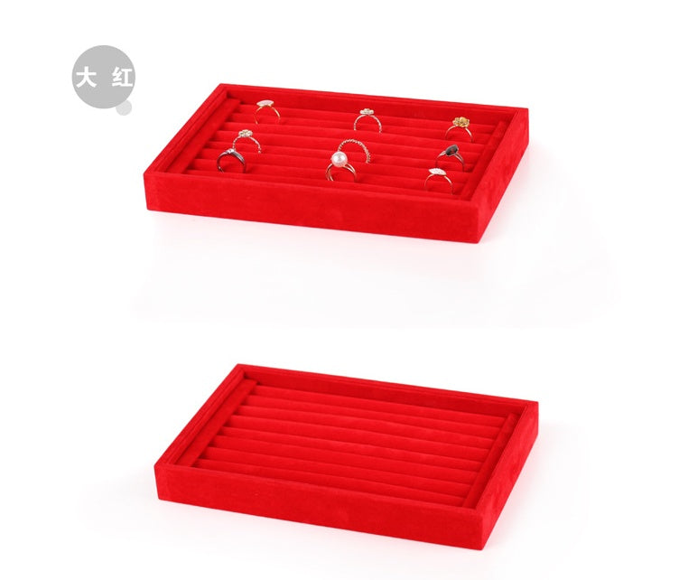 Versatile Jewelry Ring Plate Storage