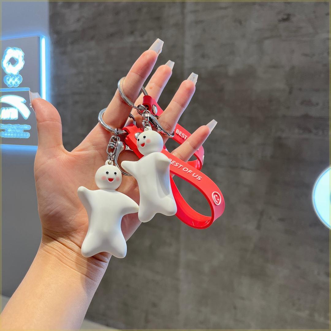 Couple Magnetic Hug Keychain