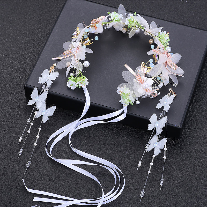 Children's  Flower Wreath Head Ornaments