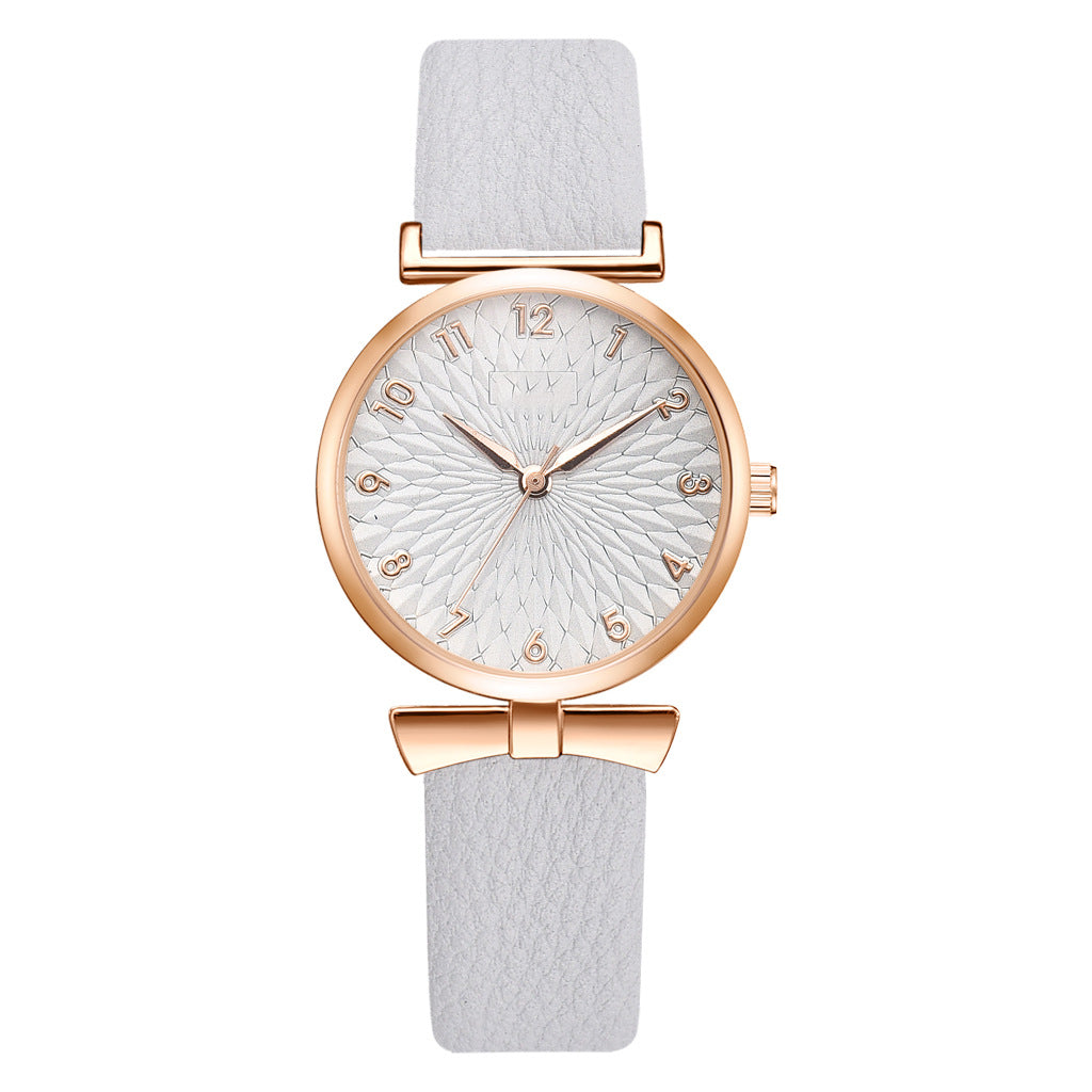 Women's Fashion Quartz Pu Strap Simple Fashion Watch Women's Watch Wholesale