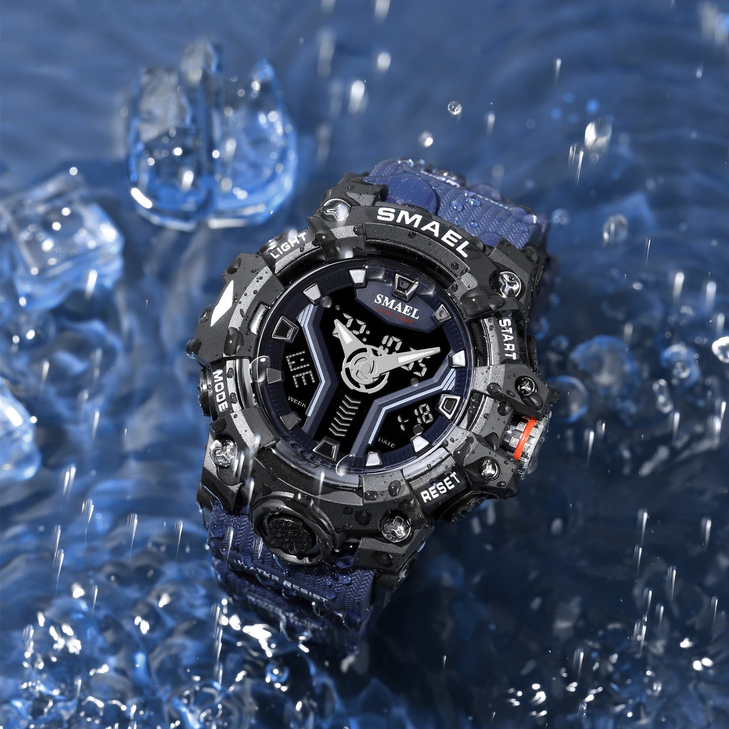 Men's Waterproof Luminous Outdoor Multifunctional Electronic Watch