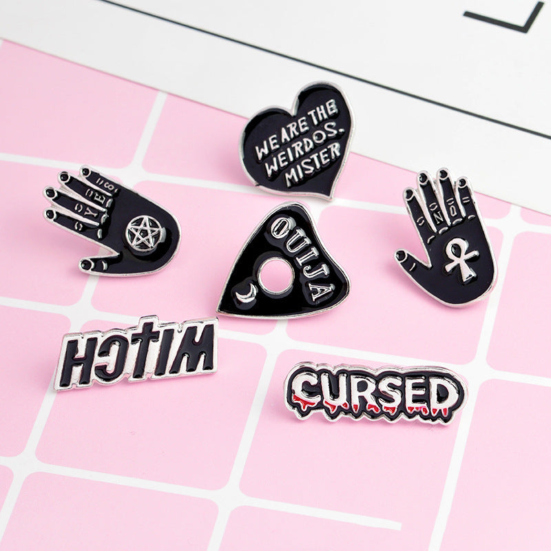 Bold Punk Metal Brooches
