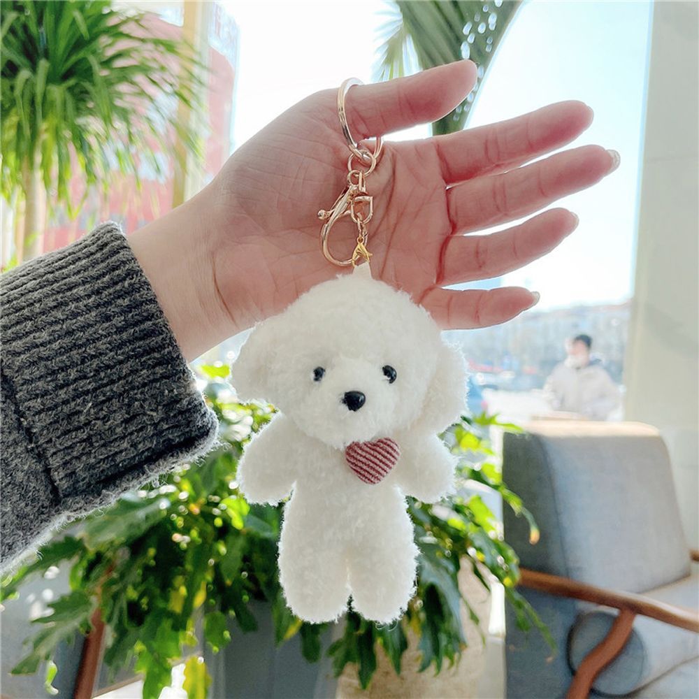 Cute Bear Rabbit Modeling Plush Doll Keychain