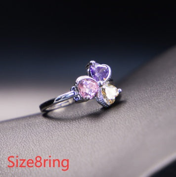 Dazzling Clover Zircon Diamond Jewelry Set for Women