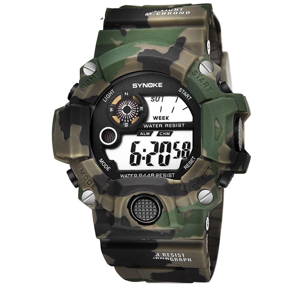 Sports multifunctional waterproof and anti-fall watch